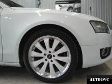 Installing a set of spacers to increase the ground clearance Audi A5 coupe 2011 Lift Kits (leveling kits and coil spring spacer\strut spacer)