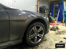 Installing a set of spacers to increase the ground clearance BMW 6er II (E63/E64) Lift Kits (leveling kits and coil spring spacer\strut spacer)