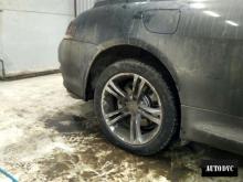 Installing a set of spacers to increase the ground clearance BMW 6er II (E63/E64) Lift Kits (leveling kits and coil spring spacer\strut spacer)