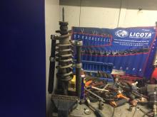 Installing a set of spacers to increase the ground clearance Mitsubishi ASX Lift Kits (leveling kits and coil spring spacer\strut spacer)