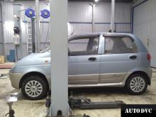 Installing a set of spacers to increase the ground clearance Daewoo Matiz Lift Kits (leveling kits and coil spring spacer\strut spacer)