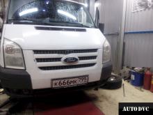 Installing a set of spacers to increase the ground clearance Ford Transit  (leveling kits and coil spacer\strut spacer)