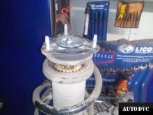 Installing a set of spacers to increase the ground clearance Ford Transit  (leveling kits and coil spacer\strut spacer)