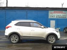 Installing a set of spacers to increase the ground clearance Hyundai Creta Lift Kits (leveling kits and coil spring spacer\strut spacer)