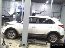 Installing a set of spacers to increase the ground clearance Hyundai Creta Lift Kits (leveling kits and coil spring spacer\strut spacer)