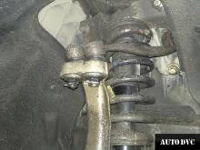 Installing a set of spacers to increase the ground clearance Hyundai Genesis Lift Kits (leveling kits and coil spring spacer\strut spacer)