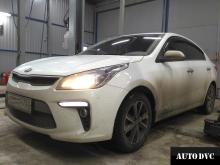 Installing a set of spacers to increase the ground clearance Kia Rio IV Sedan 2018 Lift Kits (leveling kits and coil spring spacer\strut spacer)
