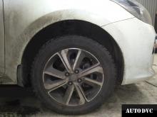 Installing a set of spacers to increase the ground clearance Kia Rio IV Sedan 2018 Lift Kits (leveling kits and coil spring spacer\strut spacer)