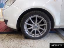 Installing a set of spacers to increase the ground clearance Opel Corsa D Lift Kits (leveling kits and coil spacer\strut spacer)