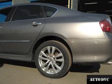 Installing a set of spacers to increase the ground clearance Infiniti M35 Lift Kits (leveling kits and coil spring spacer\strut spacer)