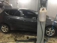 Installing a set of spacers to increase the ground clearance Kia Cee'd Lift Kits (leveling kits and coil spring spacer\strut spacer)