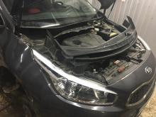 Installing a set of spacers to increase the ground clearance Kia Cee'd Lift Kits (leveling kits and coil spring spacer\strut spacer)
