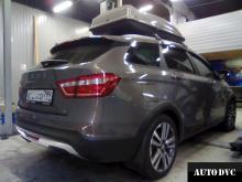 Installing a set of spacers to increase the ground clearance Lada Vesta Cross Lift Kits (leveling kits and coil spacer\strut spacer)