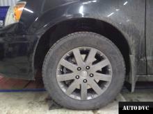 Installing a set of spacers to increase the ground clearance Voyager Lift Kits (leveling kits and coil spring spacer\strut spacer)