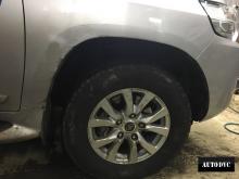 Installing a set of spacers to increase the ground clearance Toyota Land Cruiser 200 Lift Kits (leveling kits and coil spring spacer\strut spacer)