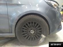 Installing a set of spacers to increase the ground clearance Mercedes-Benz V-klasse II Lift Kits (leveling kits and coil spacer\strut spacer)