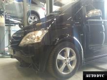Installing a set of spacers to increase the ground clearance Mercedes-Benz Viano Lift Kits (leveling kits and coil spacer\strut spacer)