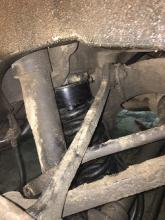 Installing a set of spacers to increase the ground clearance Mersedes S140 AMG coupe Lift Kits (leveling kits and coil spring spacer\strut spacer)