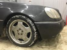 Installing a set of spacers to increase the ground clearance Mersedes S140 AMG coupe Lift Kits (leveling kits and coil spring spacer\strut spacer)