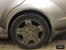 Installing a set of spacers to increase the ground clearance Mercedes-Benz S-klasse V (W221) Lift Kits (leveling kits and coil spring spacer\strut spacer)