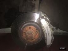 Installing a set of spacers to increase the ground clearance Mercedes-Benz S-klasse V (W221) Lift Kits (leveling kits and coil spring spacer\strut spacer)