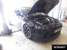 Installing a set of spacers to increase the ground clearance MITSUBISHI LANCER Lift Kits (leveling kits and coil spacer\strut spacer)