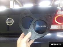 Installing a set of spacers to increase the ground clearance NISSAN ALMERA Lift Kits (leveling kits and coil spacer\strut spacer)