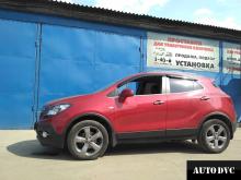 Installing a set of spacers to increase the ground clearance Opel Mokka Lift Kits (leveling kits and coil spring spacer\strut spacer)