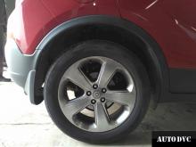 Installing a set of spacers to increase the ground clearance Opel Mokka Lift Kits (leveling kits and coil spring spacer\strut spacer)