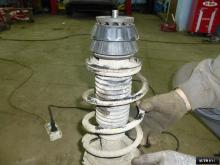 Installing a set of spacers to increase the ground clearance Kia Rio III Lift Kits (leveling kits and coil spacer\strut spacer)