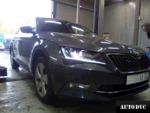 Installing a set of spacers to increase the ground clearance Skoda Superb Lift Kits (leveling kits and coil spacer\strut spacer)