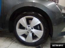 Installing a set of spacers to increase the ground clearance Skoda Superb Lift Kits (leveling kits and coil spacer\strut spacer)