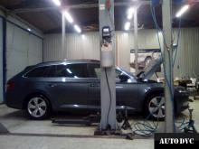 Installing a set of spacers to increase the ground clearance Skoda Superb Lift Kits (leveling kits and coil spacer\strut spacer)