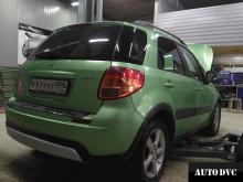 Installing a set of spacers to increase the ground clearance SUZUKI SX4 Lift Kits (leveling kits and coil spring spacer\strut spacer)