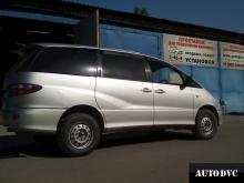 Installing a set of spacers to increase the ground clearance Toyota Estima II Lift Kits (leveling kits and coil spacer\strut spacer)