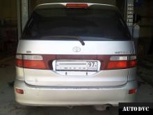 Installing a set of spacers to increase the ground clearance Toyota Estima II Lift Kits (leveling kits and coil spacer\strut spacer)