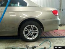 Installing a set of spacers to increase the ground clearance BMW 3er V (E9x) Lift Kits (leveling kits and coil spring spacer\strut spacer)