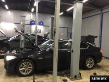 Installing a set of spacers to increase the ground clearance BMW 5 Lift Kits (leveling kits and coil spring spacer\strut spacer)