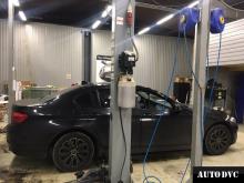 Installing a set of spacers to increase the ground clearance BMW 5er VI (F10/F11/F07) Lift Kits (leveling kits and coil spring spacer\strut spacer)