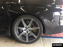 Installing a set of spacers to increase the ground clearance BMW M5 V (F10) Lift Kits (leveling kits and coil spring spacer\strut spacer)