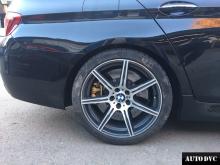 Installing a set of spacers to increase the ground clearance BMW M5 V (F10) Lift Kits (leveling kits and coil spring spacer\strut spacer)