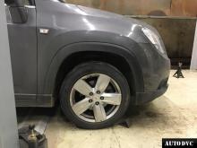 Installing a set of spacers to increase the ground clearance Chevrolet Orlando Lift Kits (leveling kits and coil spring spacer\strut spacer)