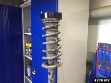 Installing a set of spacers to increase the ground clearance Daihatsu Move I Lift Kits (leveling kits and coil spring spacer\strut spacer)