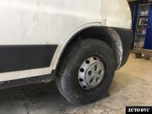 Installing a set of spacers to increase the ground clearance Fiat Ducato Lift Kits (leveling kits and coil spring spacer\strut spacer)