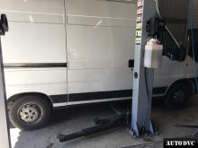 Installing a set of spacers to increase the ground clearance Fiat Ducato Lift Kits (leveling kits and coil spring spacer\strut spacer)