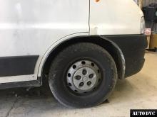 Installing a set of spacers to increase the ground clearance Fiat Ducato Lift Kits (leveling kits and coil spring spacer\strut spacer)
