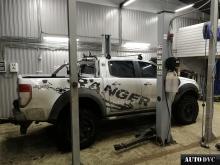 Installing a set of spacers to increase the ground clearance Ford Ranger III  Lift Kits (leveling kits and coil spring spacer\strut spacer)