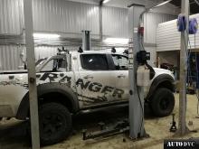 Installing a set of spacers to increase the ground clearance Ford Ranger III  Lift Kits (leveling kits and coil spring spacer\strut spacer)