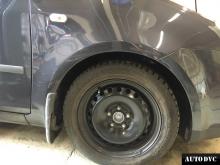 Installing a set of spacers to increase the ground clearance Ford C-Max Lift Kits (leveling kits and coil spring spacer\strut spacer)
