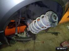 Installing a set of spacers to increase the ground clearance Volkswagen Golf Plus Lift Kits (leveling kits and coil spring spacer\strut spacer)